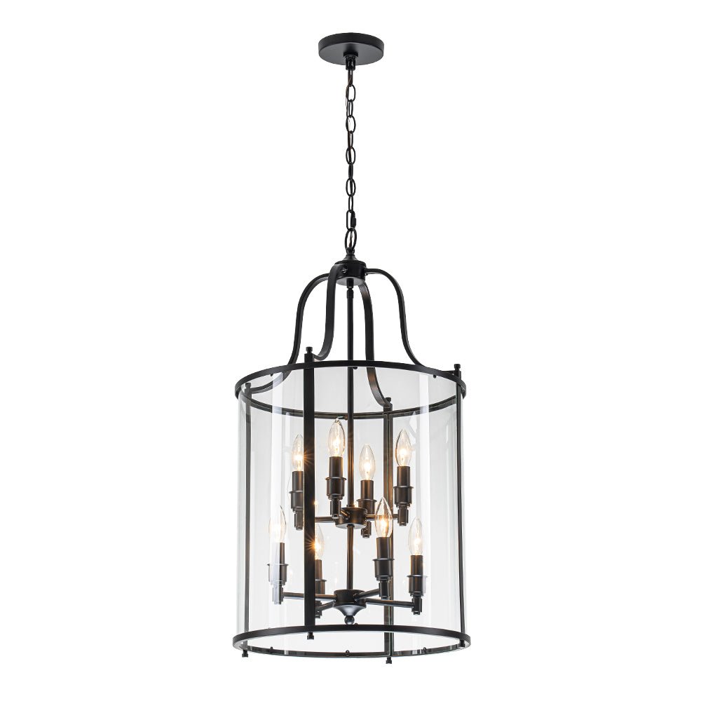 Norviah Traditional Glass Pendant Light - Lamp Copper