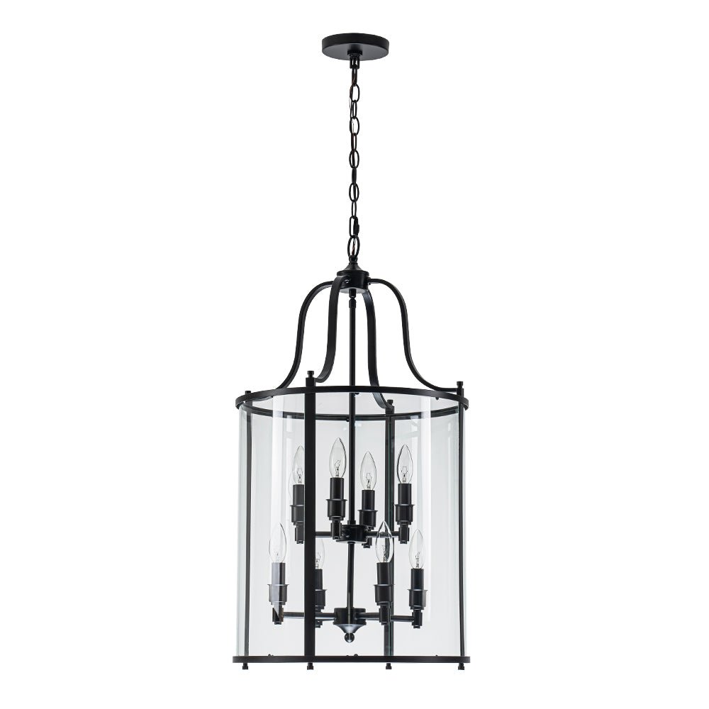 Norviah Traditional Glass Pendant Light - Lamp Copper
