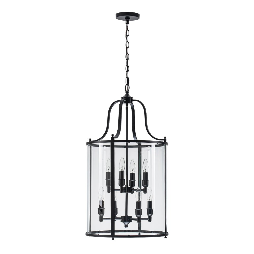 Norviah Traditional Glass Pendant Light - Lamp Copper