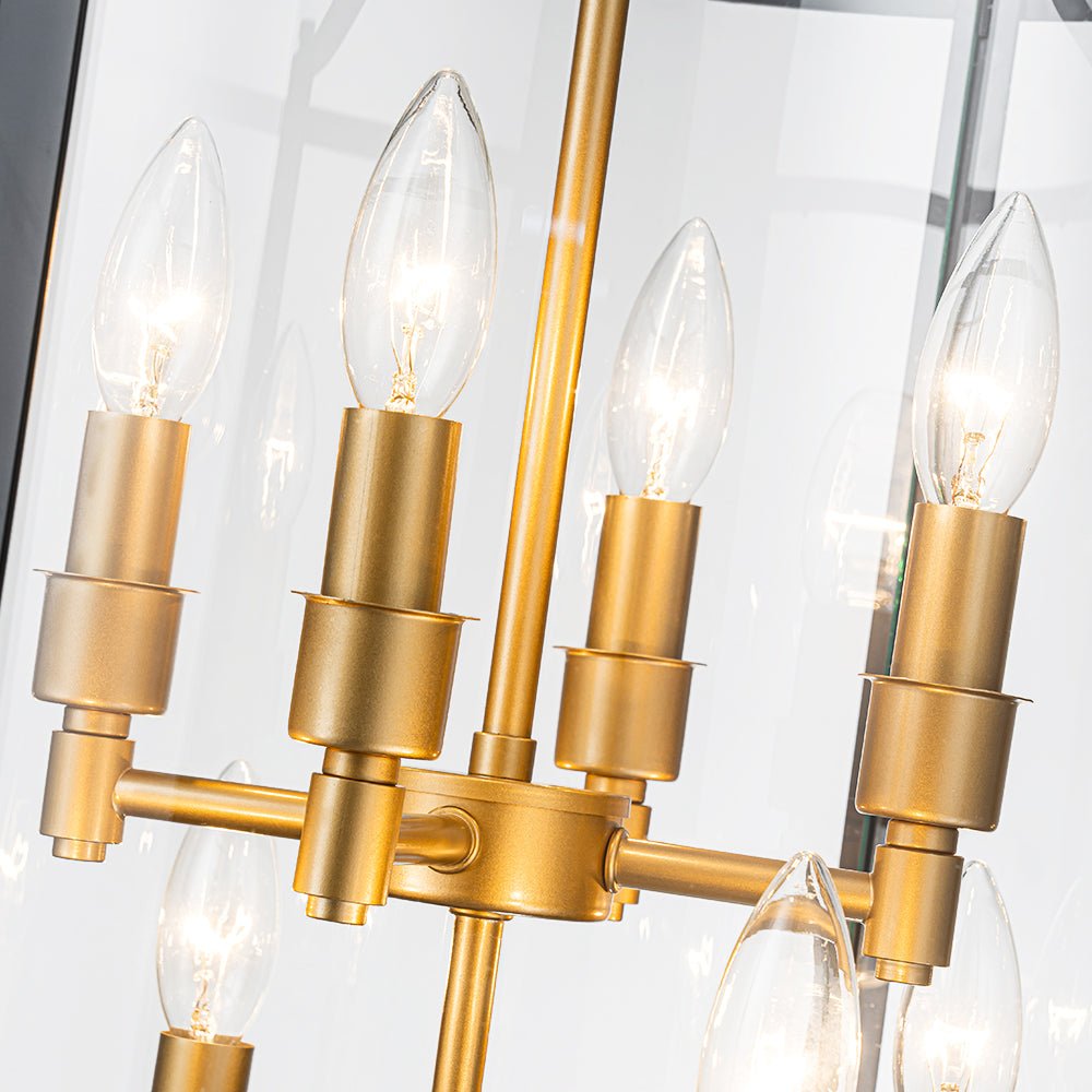 Norviah Traditional Glass Pendant Light - Lamp Copper