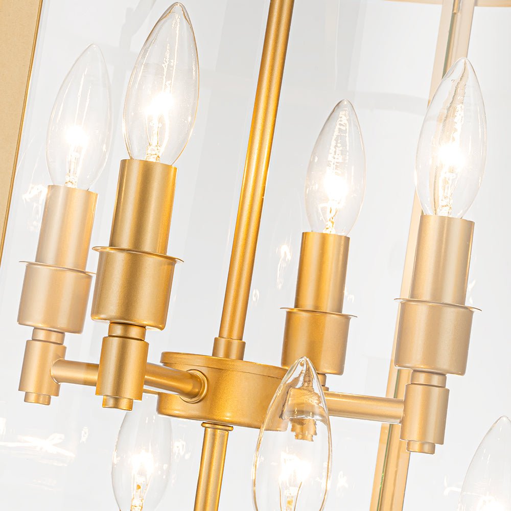 Norviah Traditional Glass Pendant Light - Lamp Copper