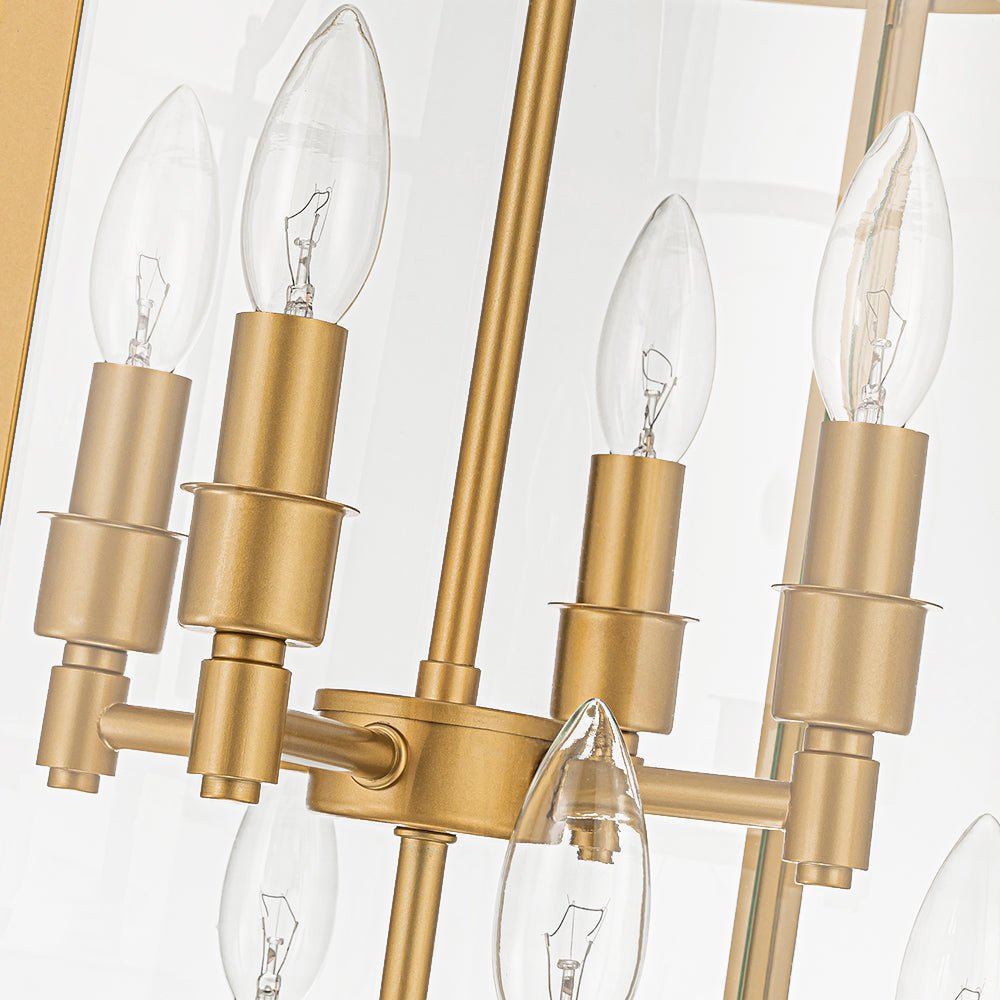 Norviah Traditional Glass Pendant Light - Lamp Copper