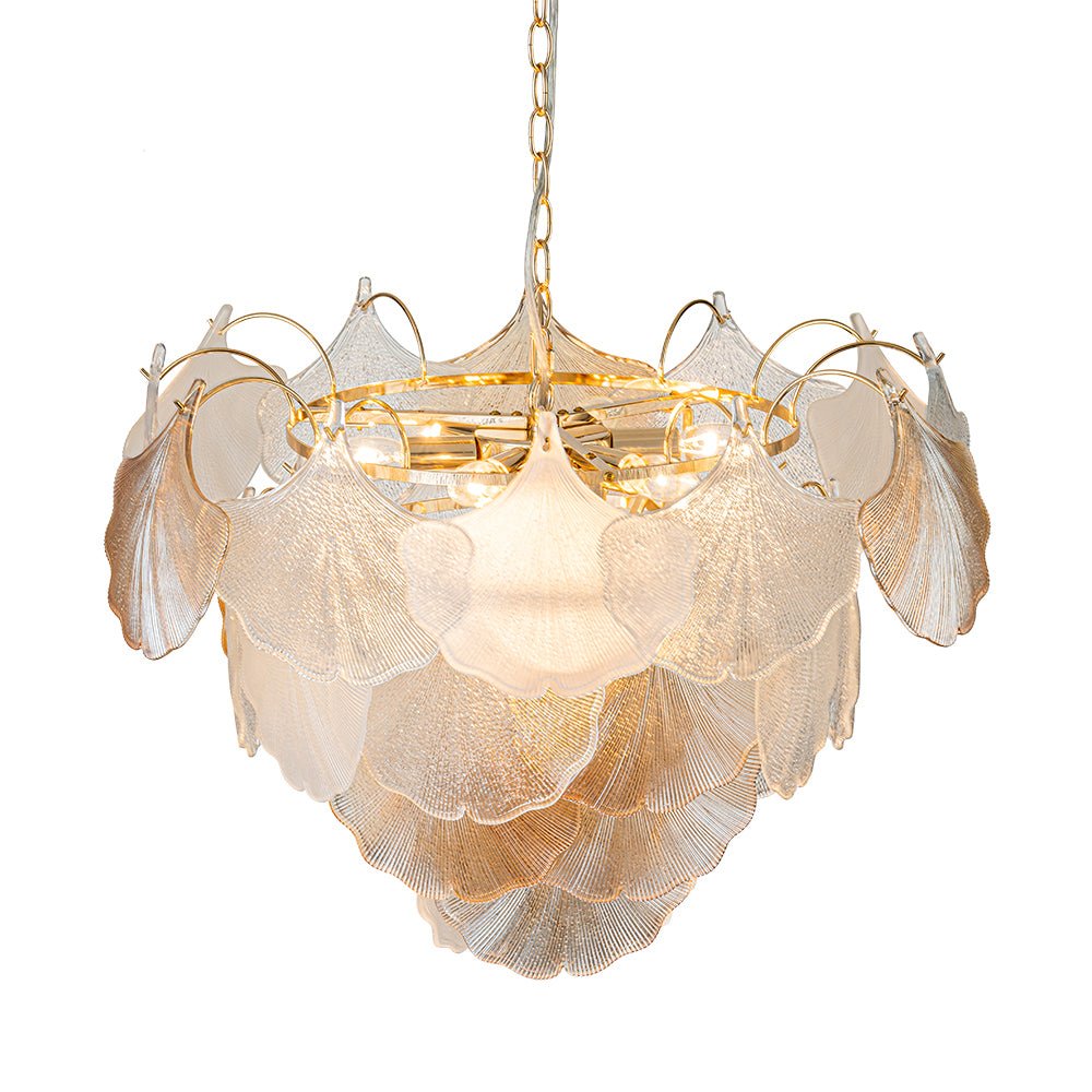 Raudur Postmodern luxury Glass Chandelier - Lamp Copper