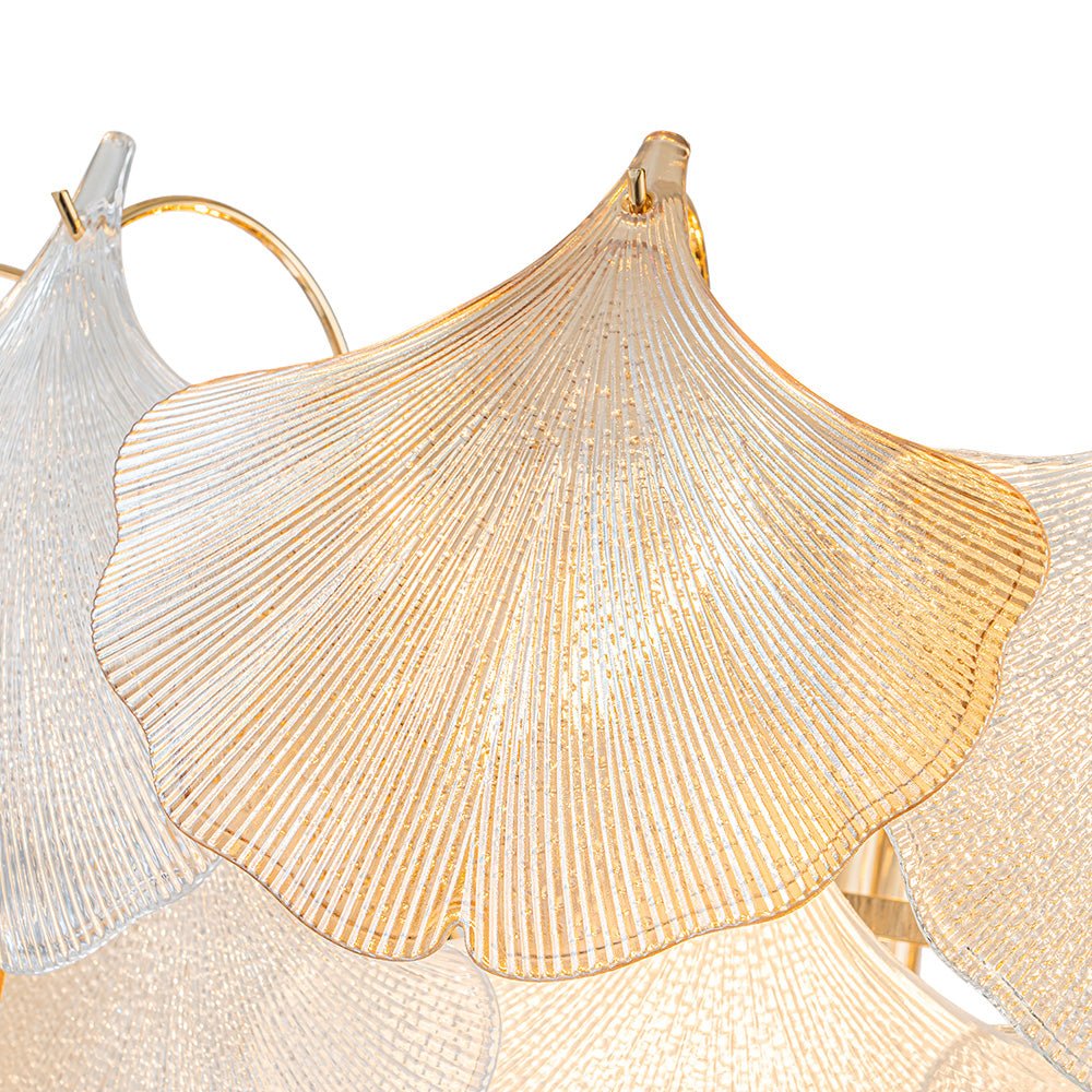 Raudur Postmodern luxury Glass Chandelier - Lamp Copper