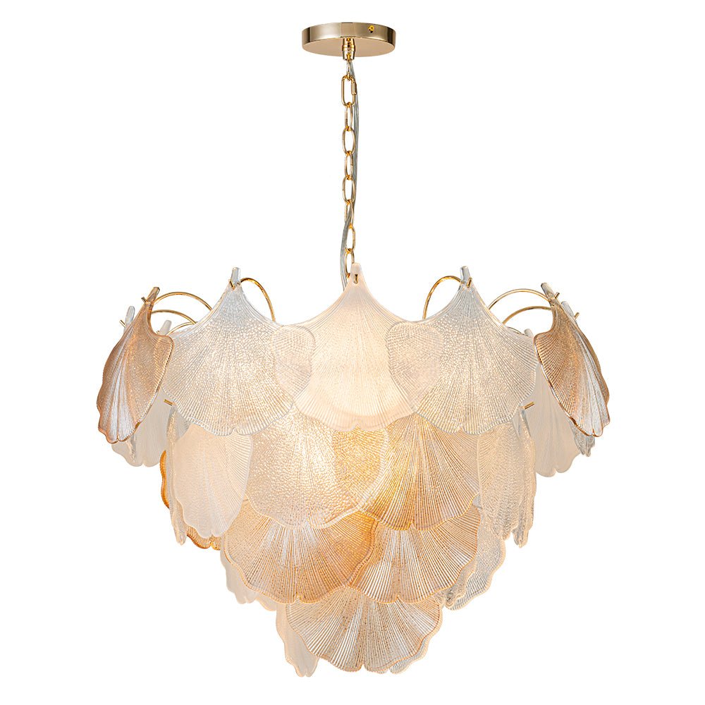 Raudur Postmodern luxury Glass Chandelier - Lamp Copper