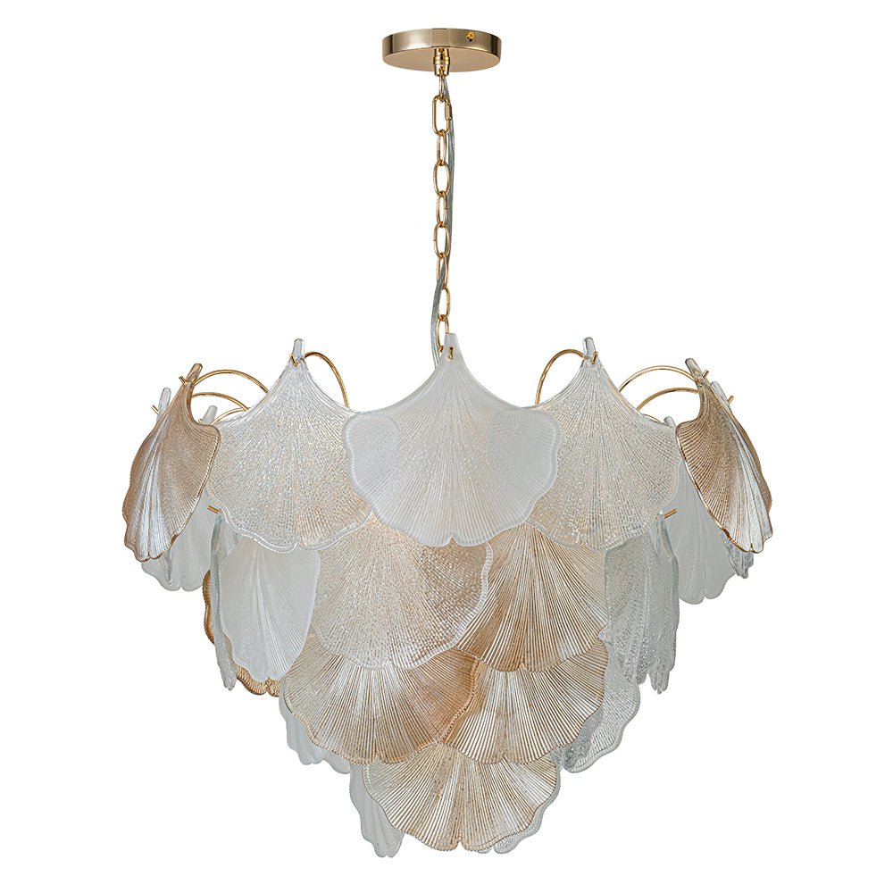 Raudur Postmodern luxury Glass Chandelier - Lamp Copper