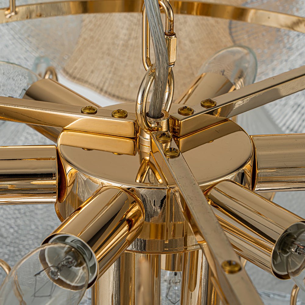 Raudur Postmodern luxury Glass Chandelier - Lamp Copper