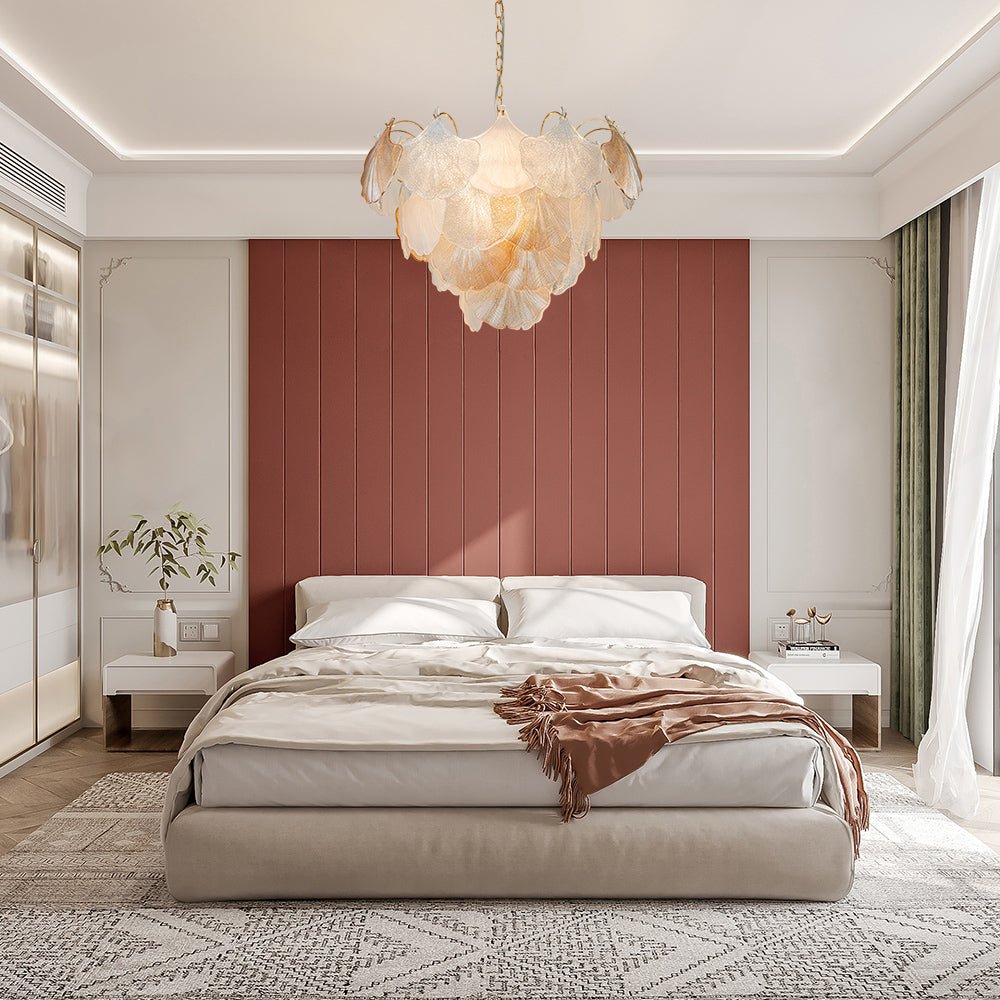 Raudur Postmodern luxury Glass Chandelier - Lamp Copper