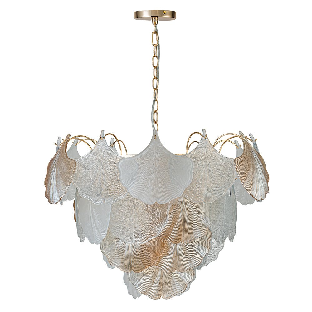 Raudur Postmodern luxury Glass Chandelier - Lamp Copper