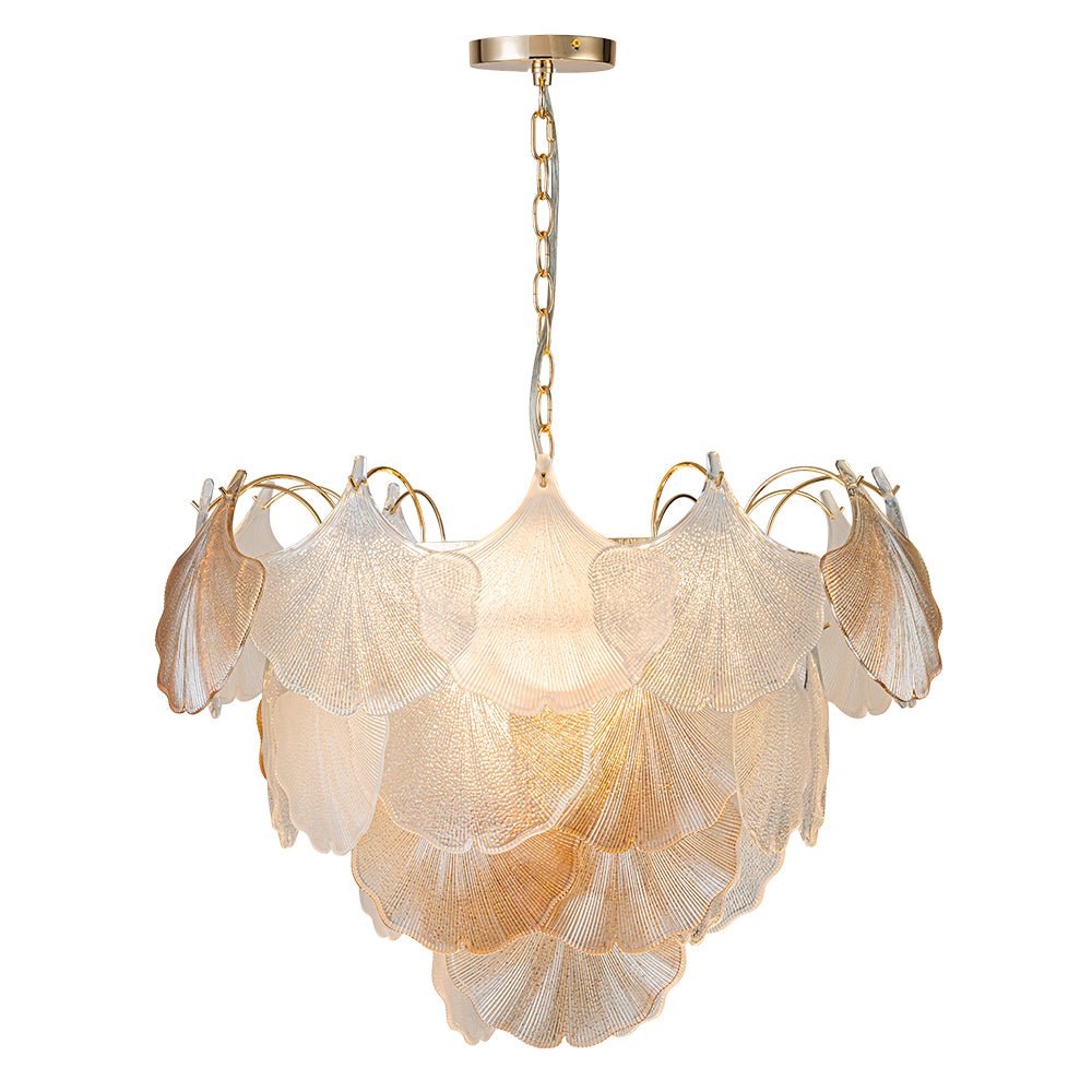 Raudur Postmodern luxury Glass Chandelier - Lamp Copper