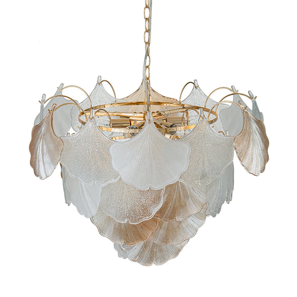 Raudur Postmodern luxury Glass Chandelier - Lamp Copper