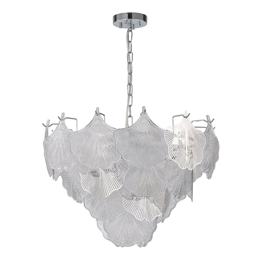 Yrring Postmodern luxury Glass Chandelier - Lamp Copper
