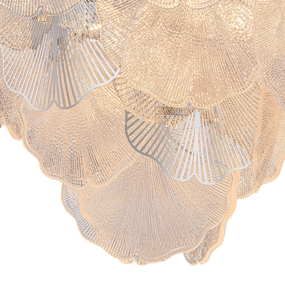 Yrring Postmodern luxury Glass Chandelier - Lamp Copper