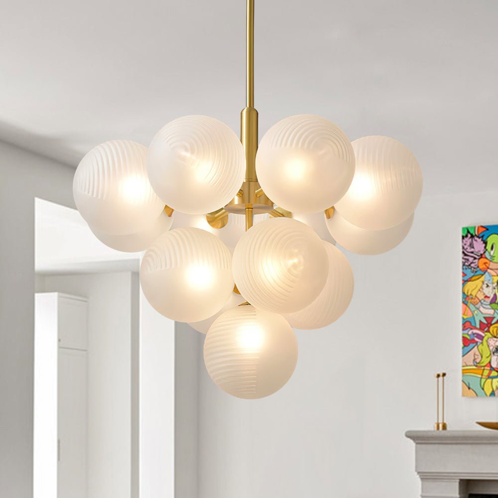 Nimbu Individual Creativity Glass Chandelier - Lamp Copper