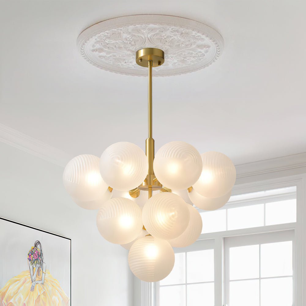 Nimbu Individual Creativity Glass Chandelier - Lamp Copper