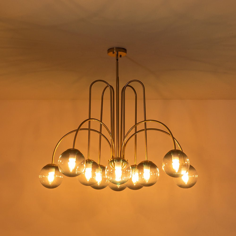 Eiriksun Individual Creativity Glass Chandelier - Lamp Copper