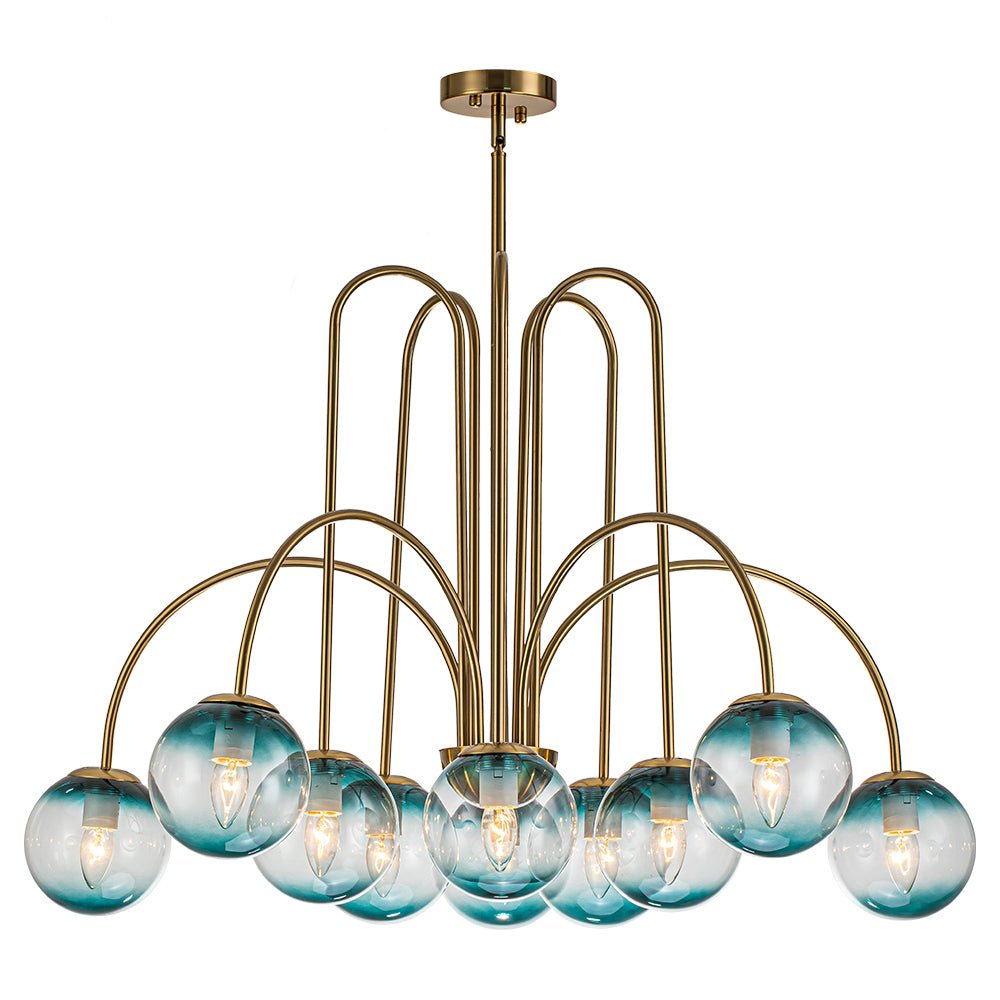Eiriksun Individual Creativity Glass Chandelier - Lamp Copper