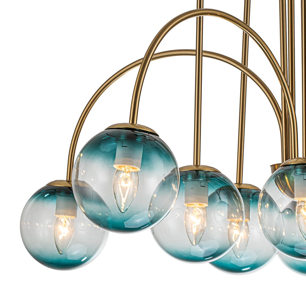 Eiriksun Individual Creativity Glass Chandelier - Lamp Copper