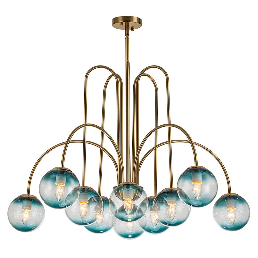 Eiriksun Individual Creativity Glass Chandelier - Lamp Copper