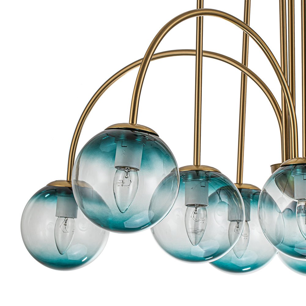Eiriksun Individual Creativity Glass Chandelier - Lamp Copper