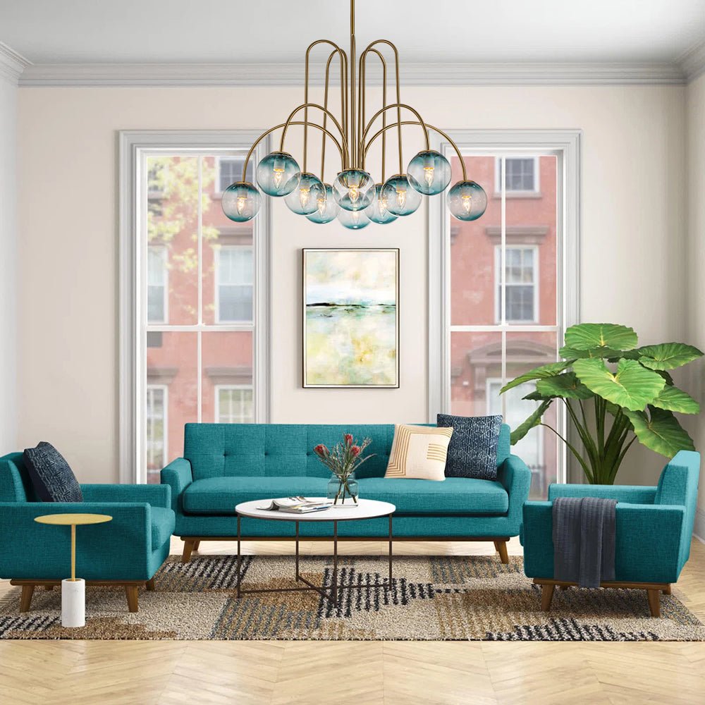 Eiriksun Individual Creativity Glass Chandelier - Lamp Copper