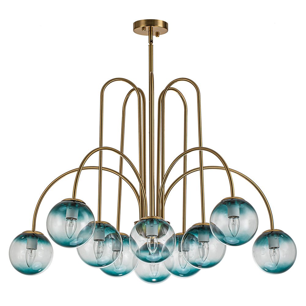 Eiriksun Individual Creativity Glass Chandelier - Lamp Copper