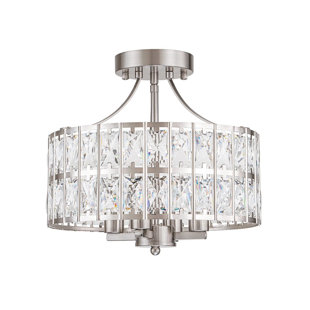 Nordunix Modern Glam Crystal Ceiling Light - Lamp Copper