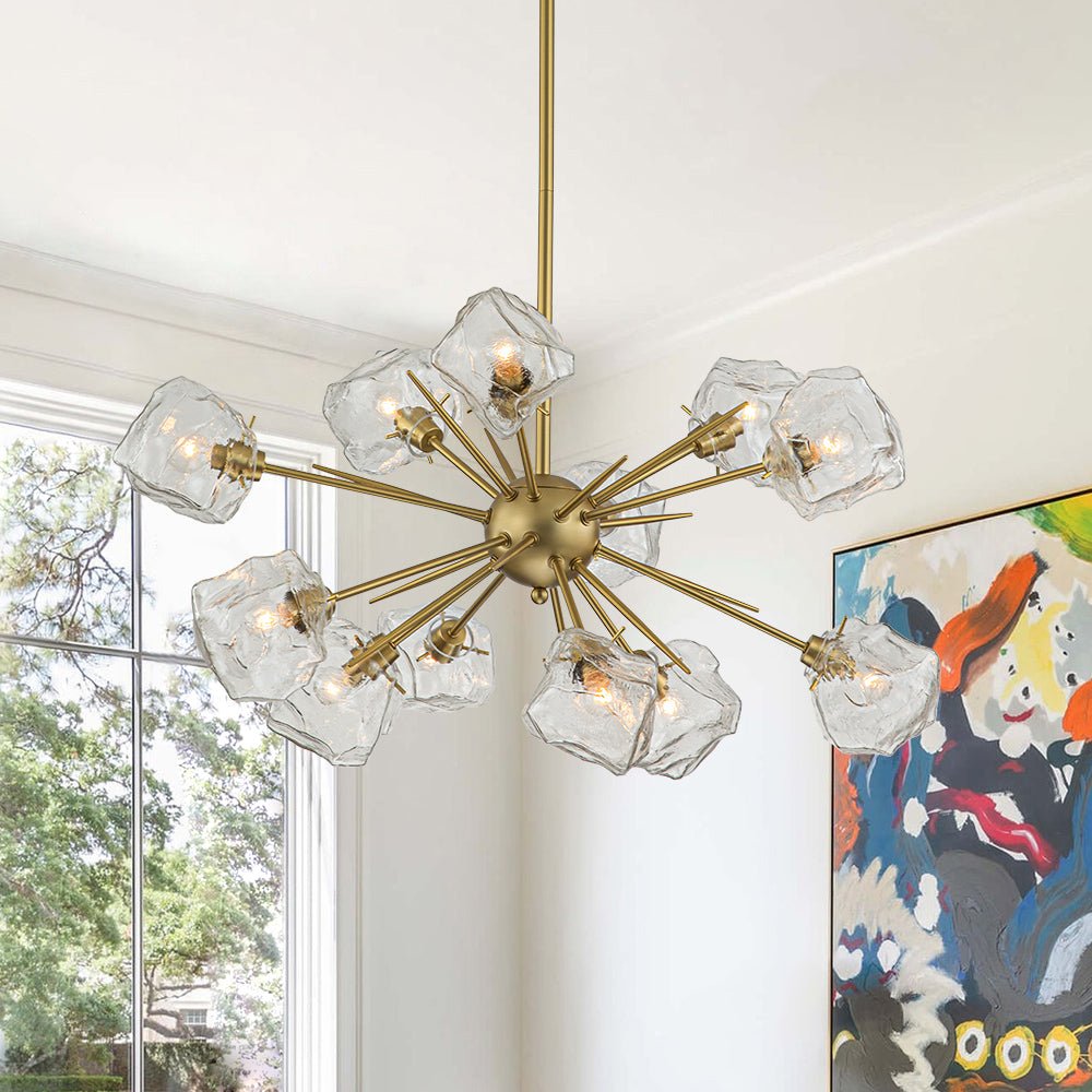 Anemos Scandinavian Metal Chandelier - Lamp Copper