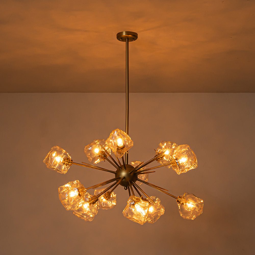 Anemos Scandinavian Metal Chandelier - Lamp Copper