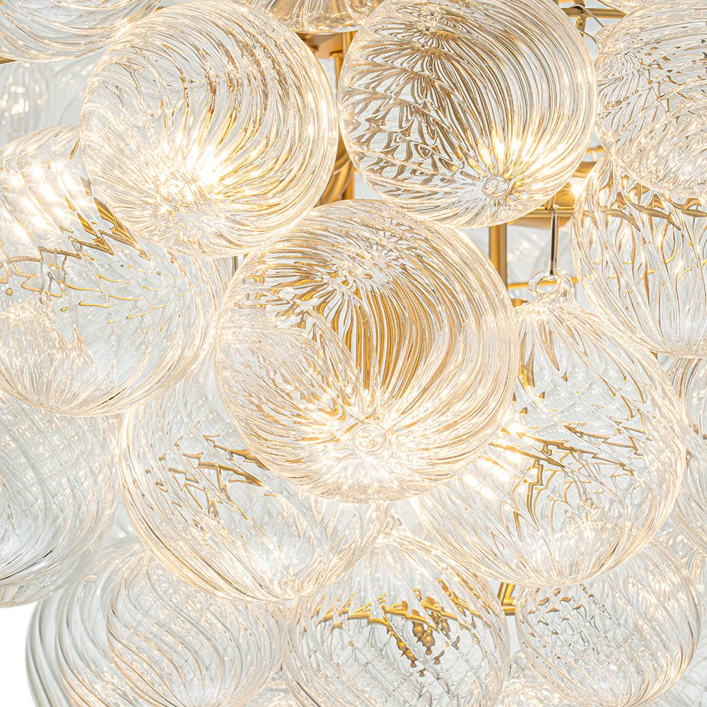 Vindur Postmodern luxury Glass Chandelier - Lamp Copper