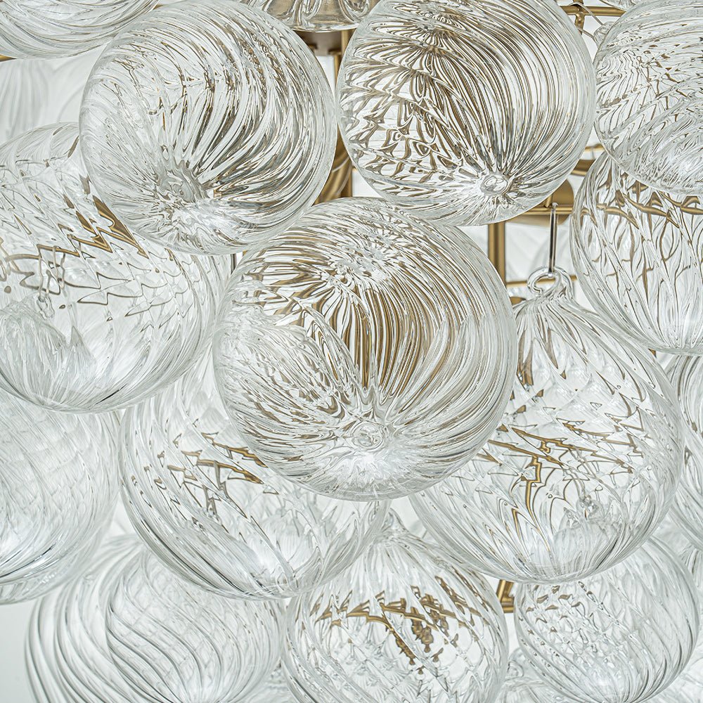Vindur Postmodern luxury Glass Chandelier - Lamp Copper