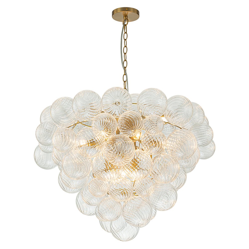 Vindur Postmodern luxury Glass Chandelier - Lamp Copper