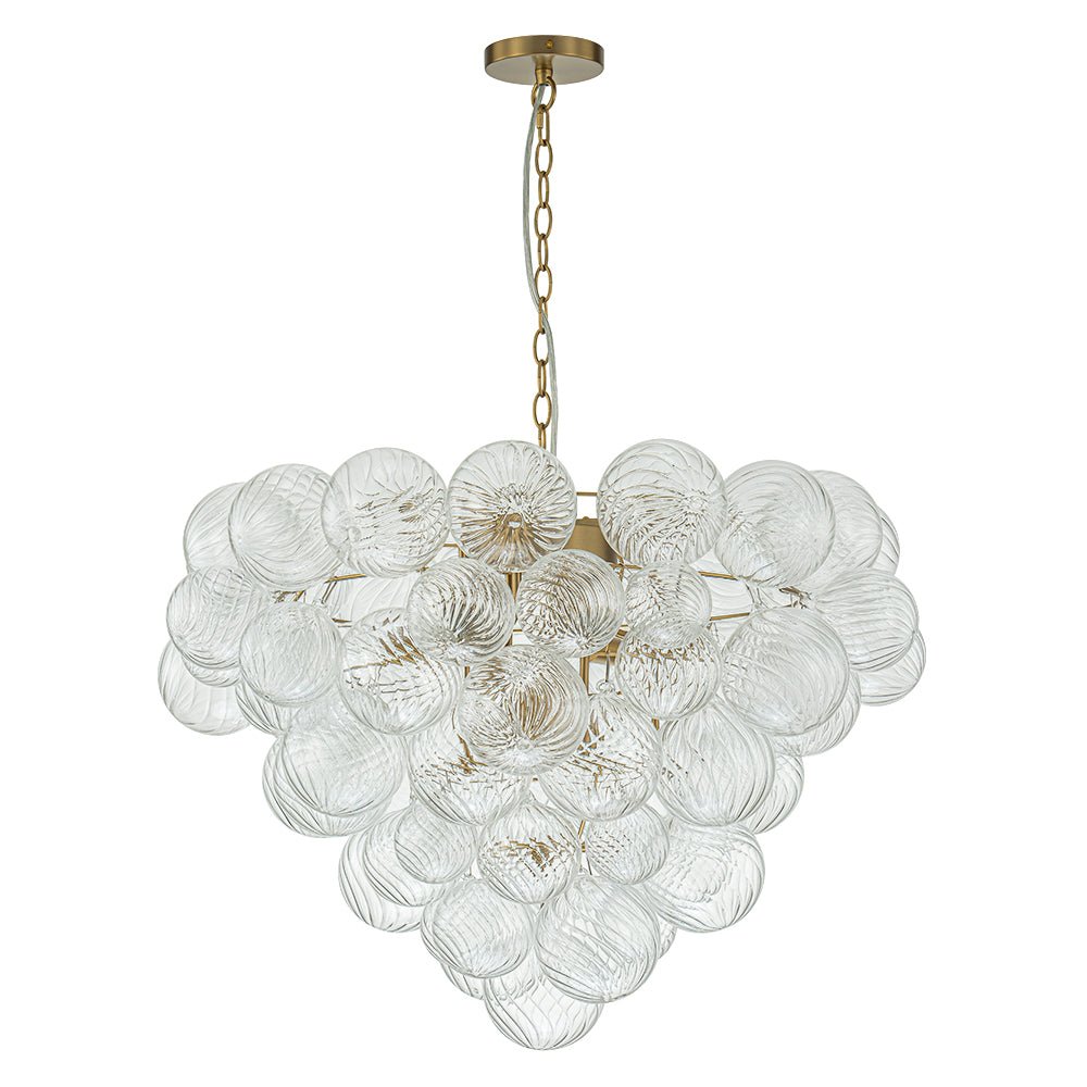 Vindur Postmodern luxury Glass Chandelier - Lamp Copper