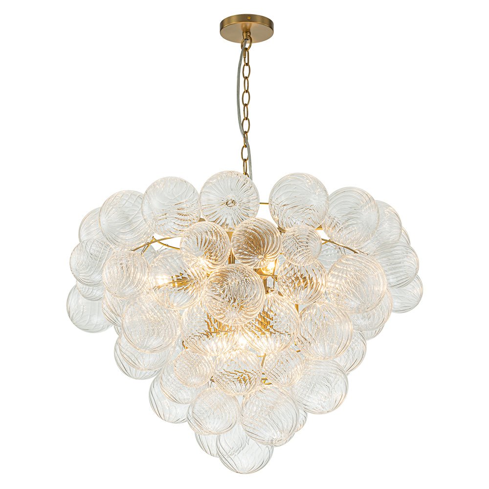Vindur Postmodern luxury Glass Chandelier - Lamp Copper