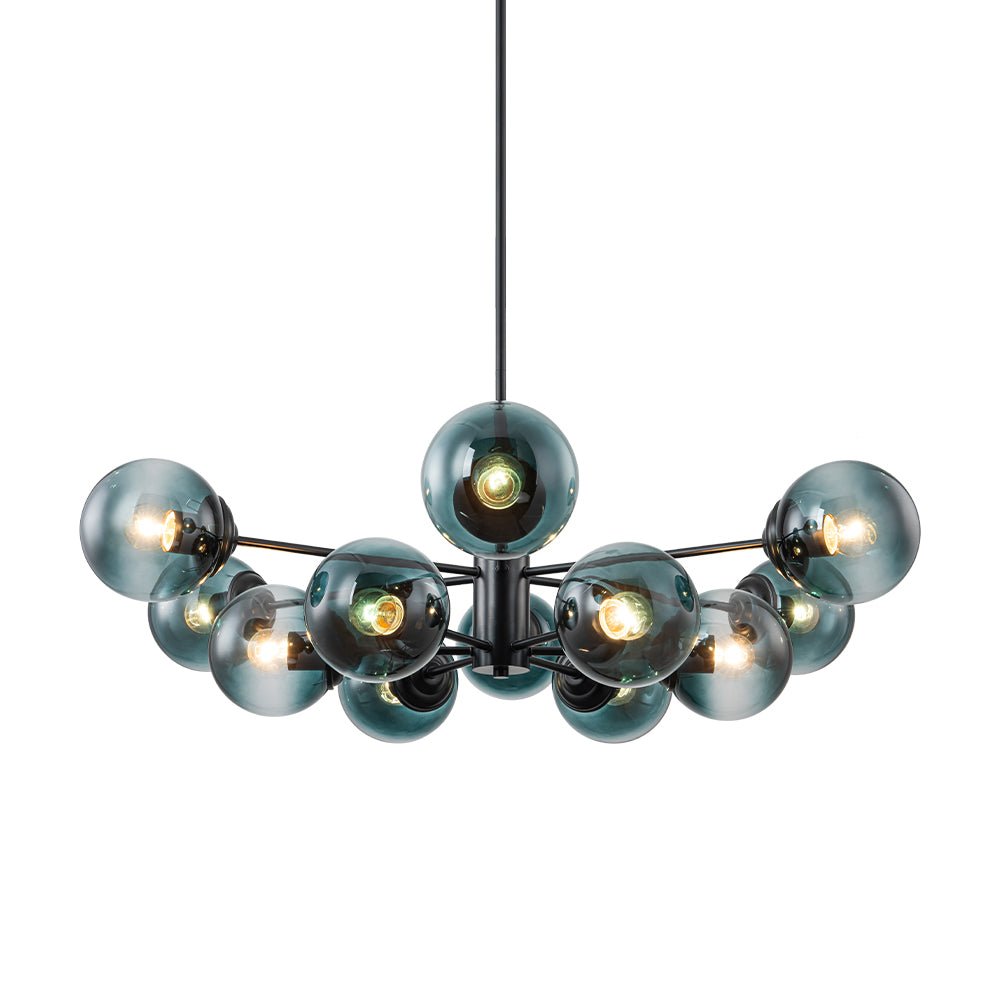Plotur Tiered Globe Sputnik Glass Chandelier - Lamp Copper