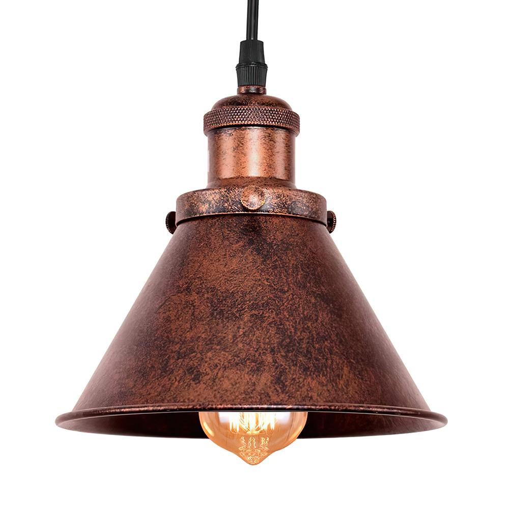 Zoruli Industrial Metal Pendant Light - Lamp Copper