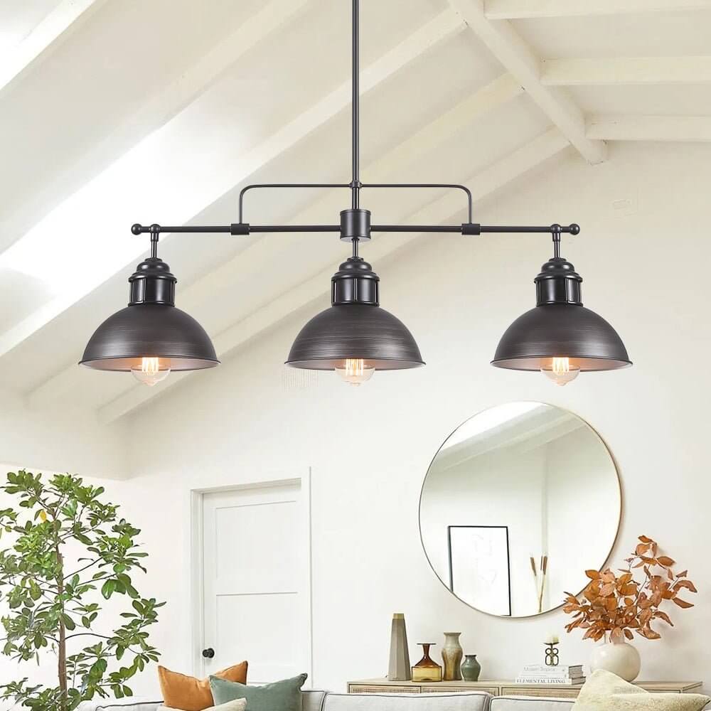 Vesara Industrial Metal Dome Pendant - Lamp Copper