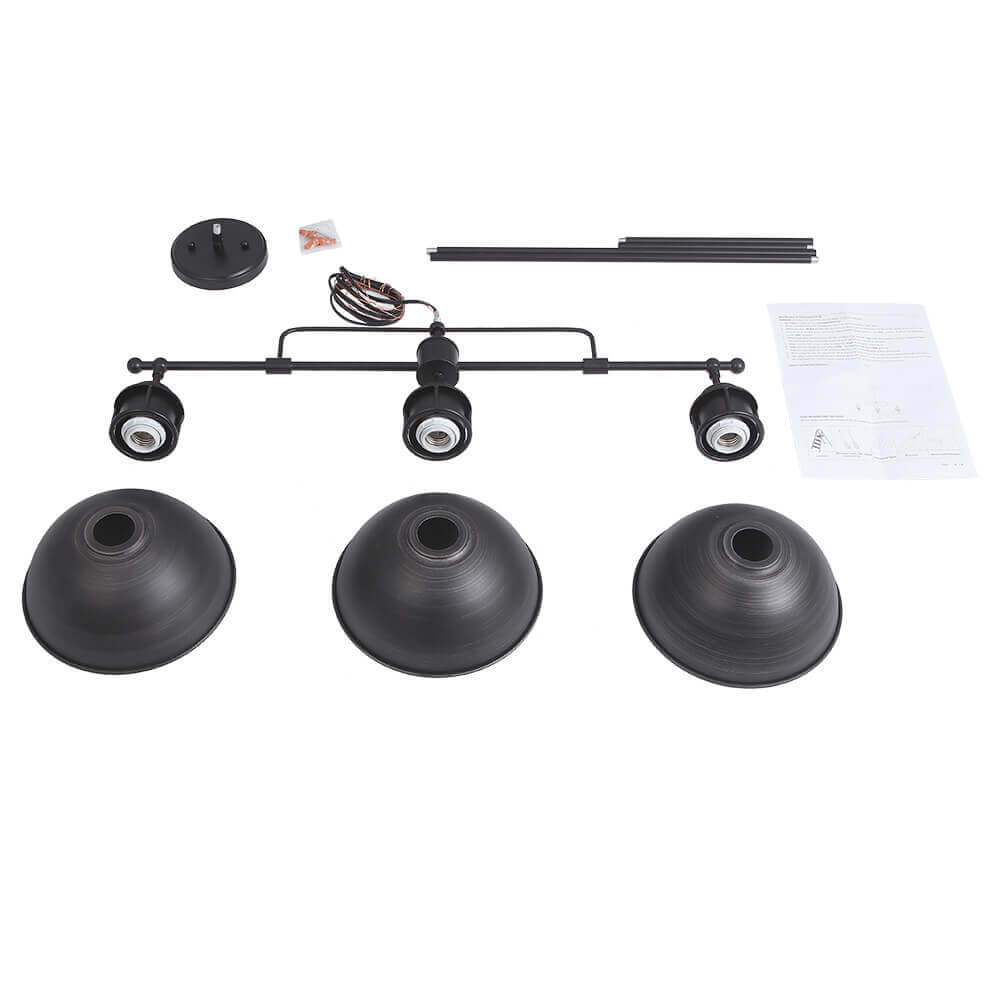 Vesara Industrial Metal Dome Pendant - Lamp Copper