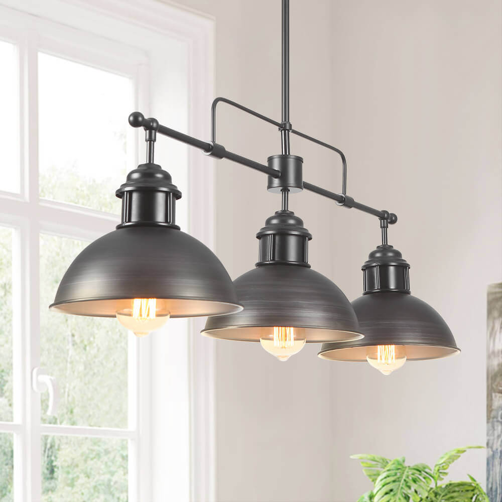 Vesara Industrial Metal Dome Pendant - Lamp Copper