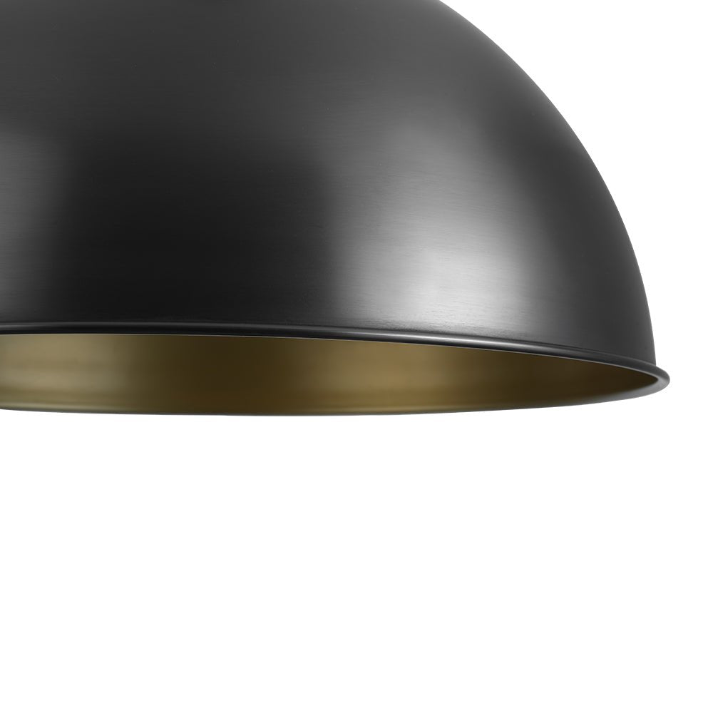Aevuvyx Industrial Farmhouse Oversized Metal Pendant Light - Lamp Copper
