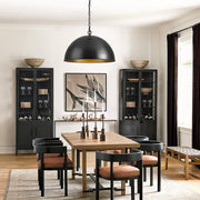 Aevuvyx Industrial Farmhouse Oversized Metal Pendant Light - Lamp Copper