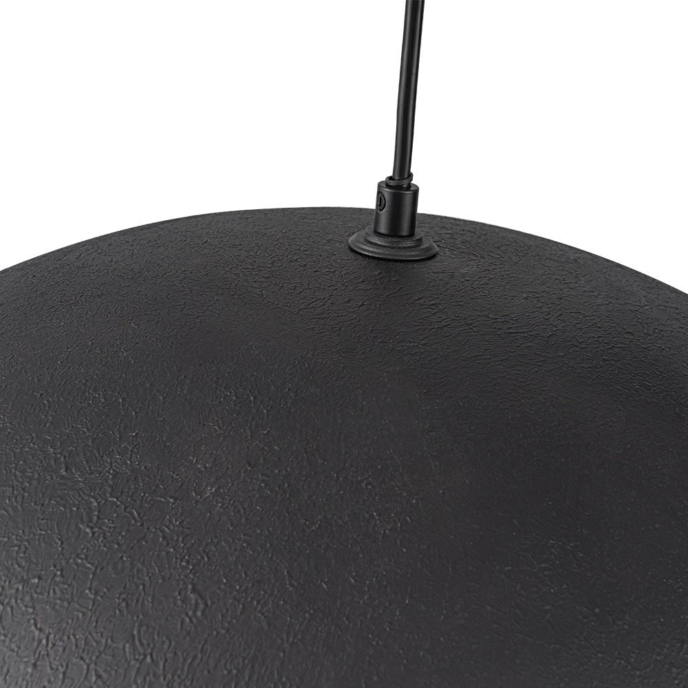 Lunari Industrial Metal Dome Pendant Light - Lamp Copper