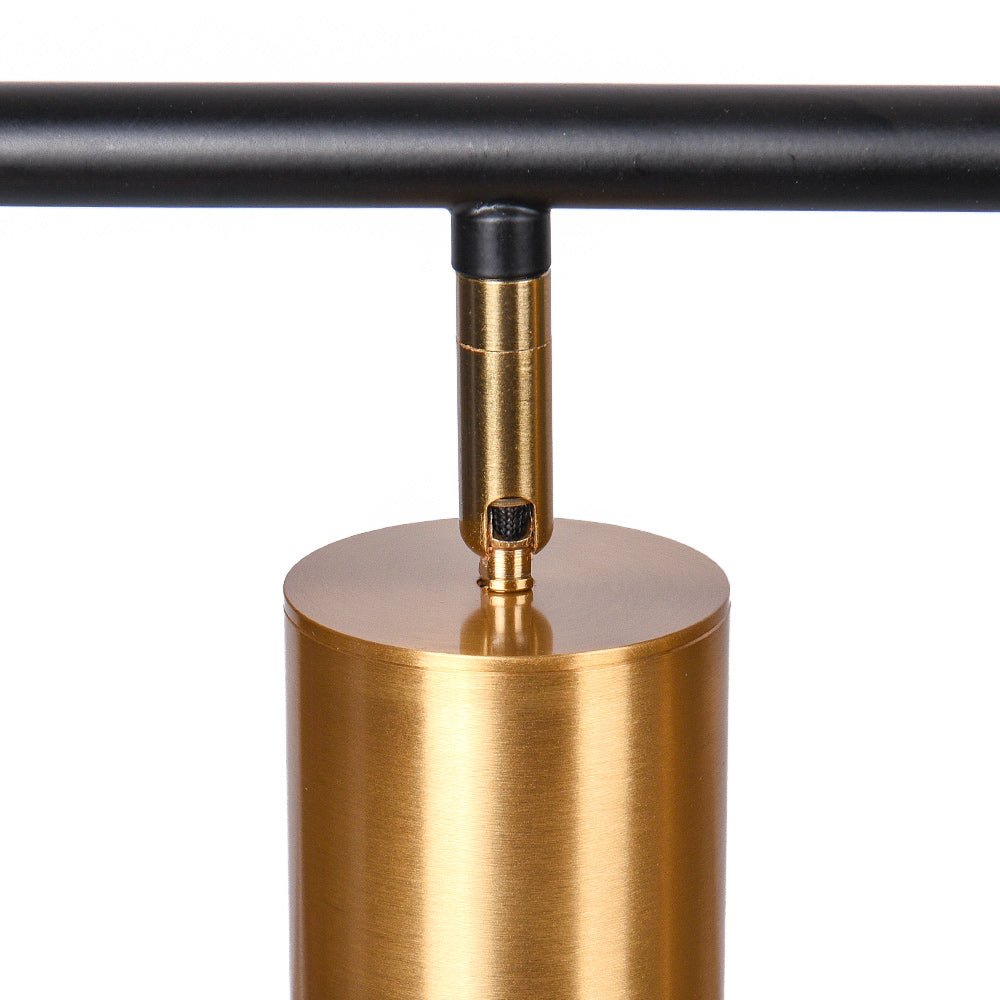 Polis Linear Metal Pendant Track Lighting - Lamp Copper