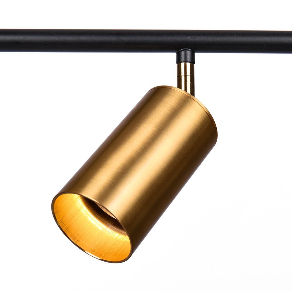 Polis Linear Metal Pendant Track Lighting - Lamp Copper