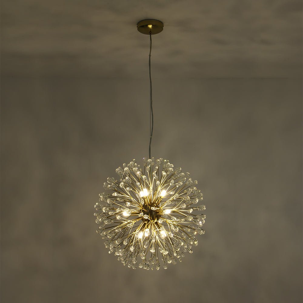 Brygge Luxury Firework Crystal Chandelier - Lamp Copper