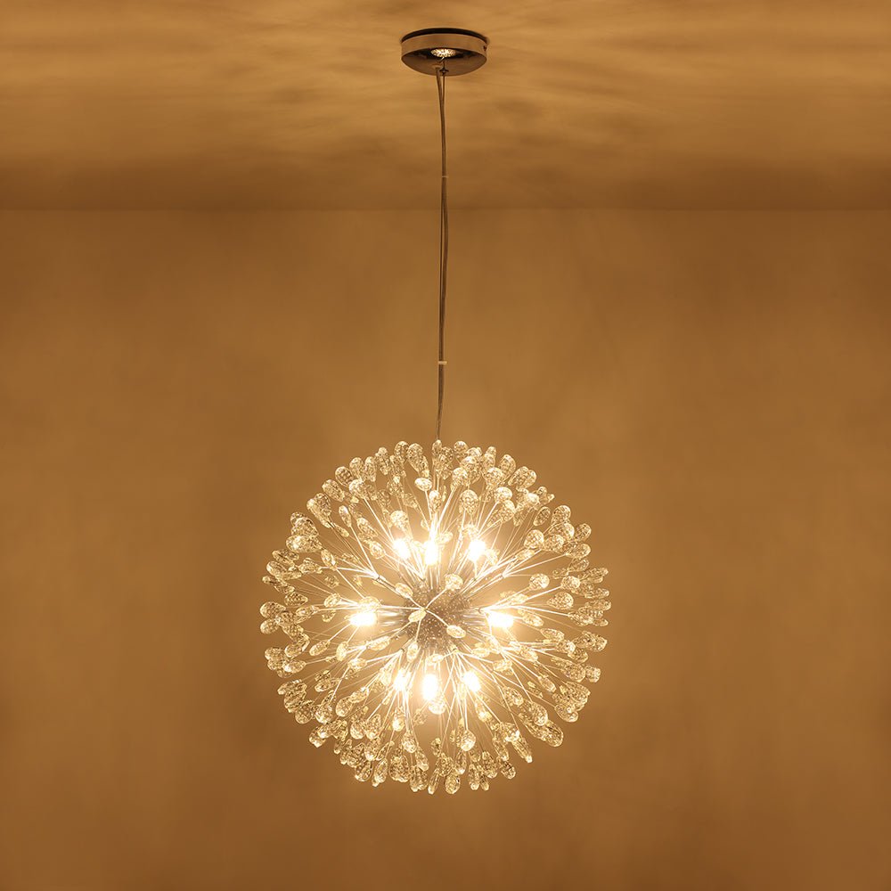 Brygge Luxury Firework Crystal Chandelier - Lamp Copper