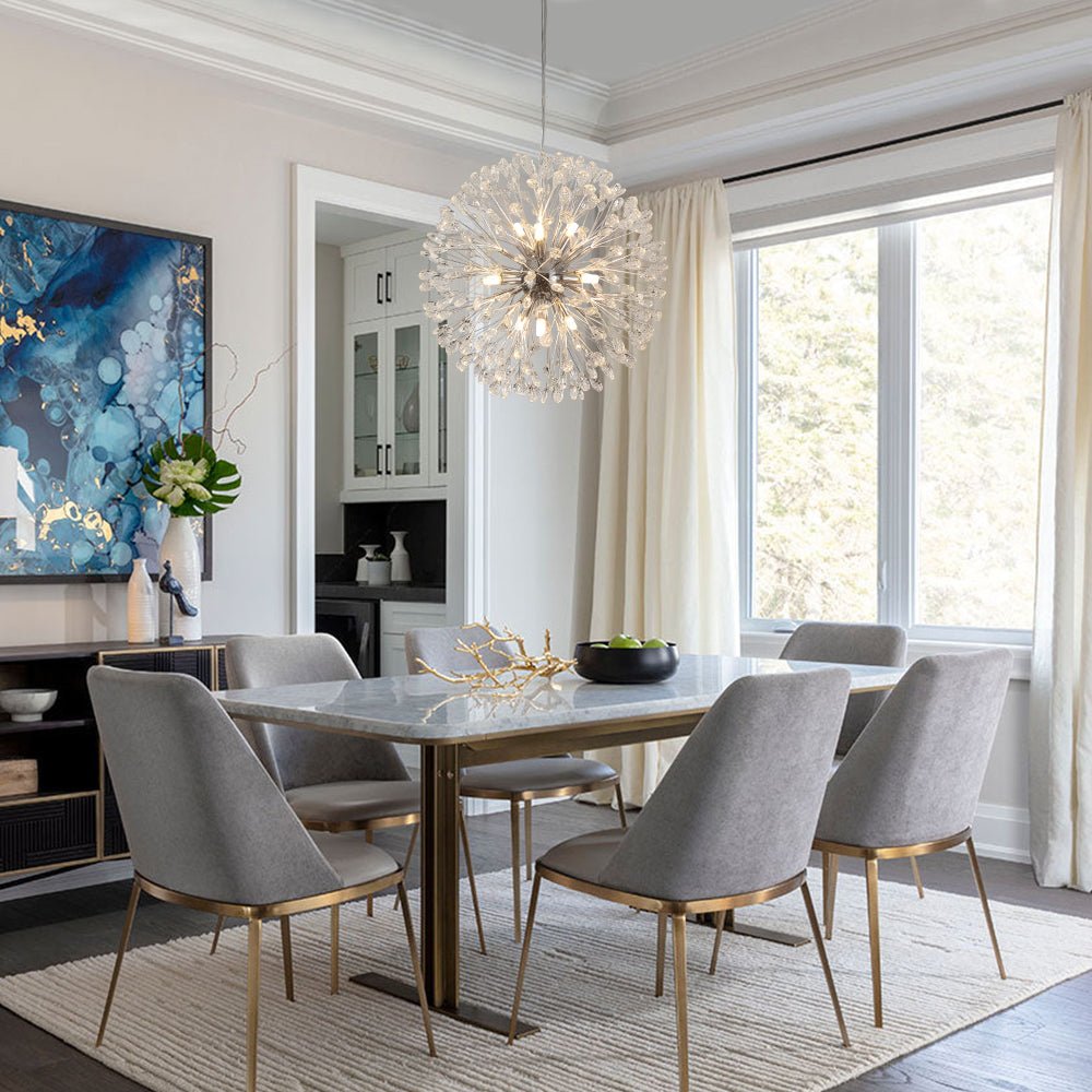 Brygge Luxury Firework Crystal Chandelier - Lamp Copper