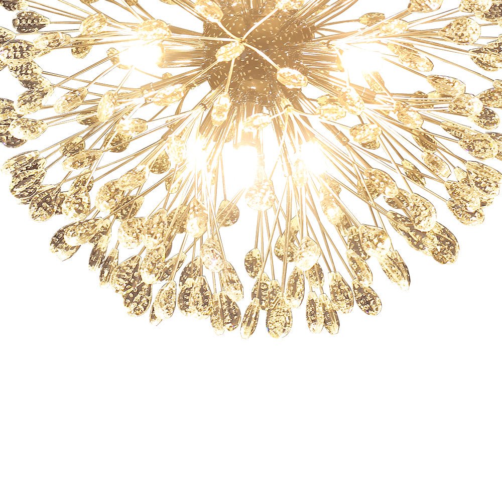 Brygge Luxury Firework Crystal Chandelier - Lamp Copper