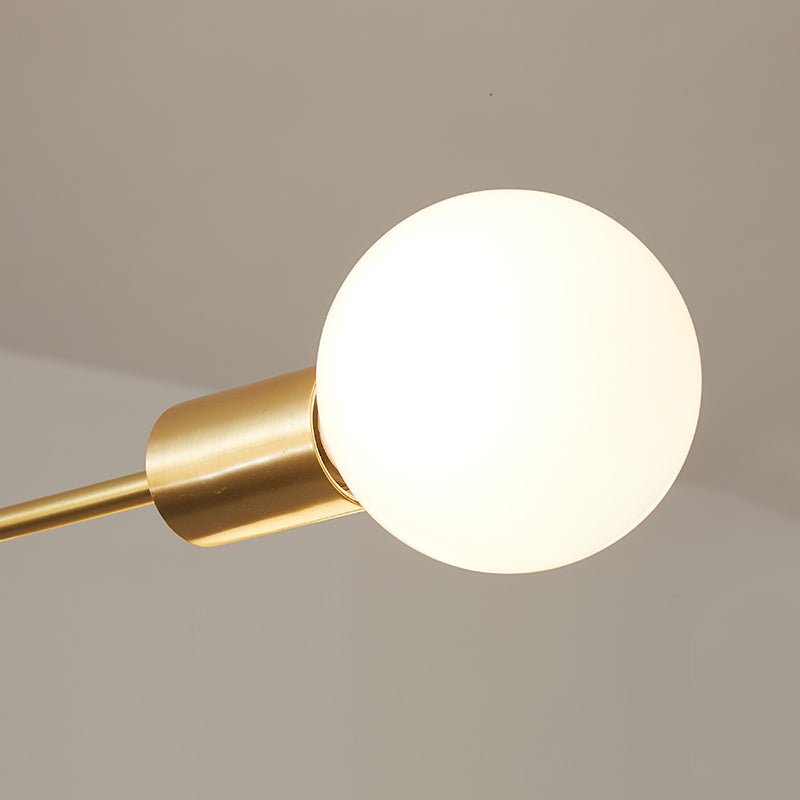 Blikuvo Mid-Century Modern Brass Sputnik Metal Ceiling Light - Lamp Copper