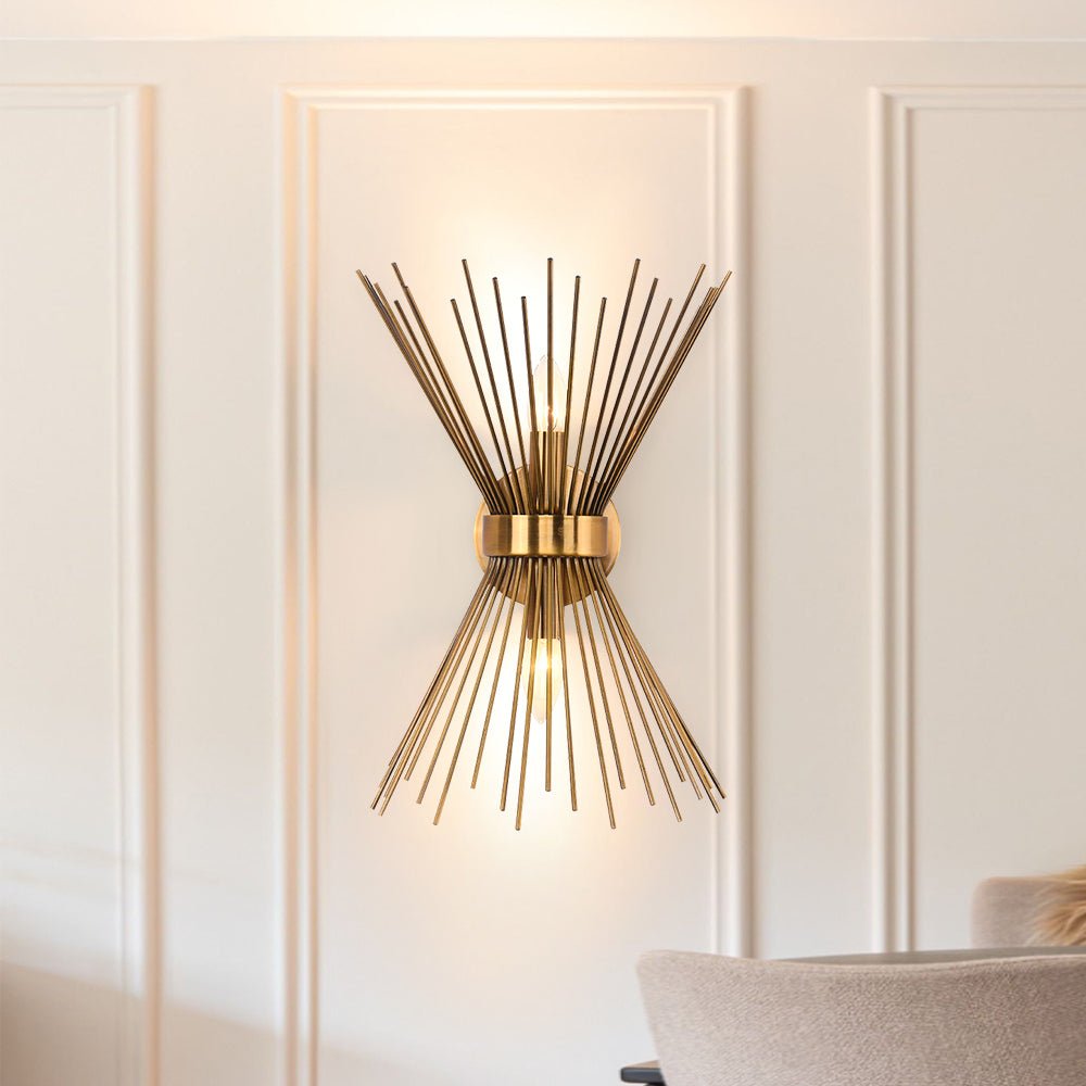 Blink Mid-century Modern Metal Wall Sconce - Lamp Copper